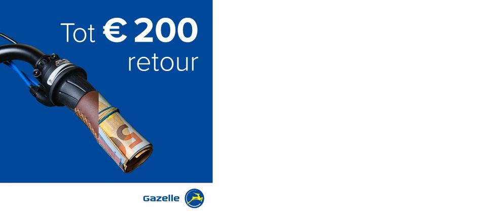 Gazelle cashback actie!